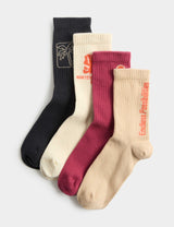 M&S Cotton Rich Palm Tree Ankle Socks 4 Pack (Sizes 6 to 7)- Buy online at McGrocer
