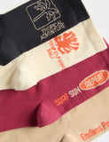 Cotton rich palm tree socks 4pk small to large (British brand)