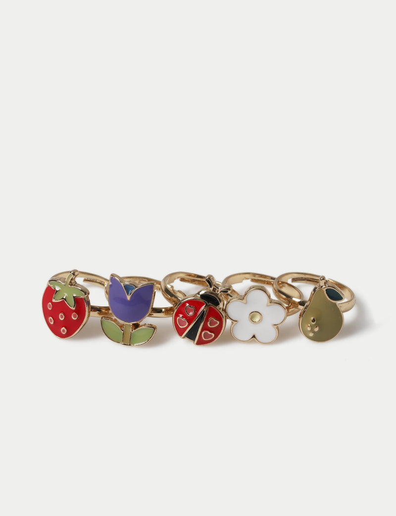 M&S adjustable rings 5 pack - British product