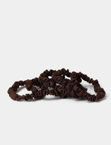 M&S 5 Pack Brown Scrunchies- Buy online at McGrocer