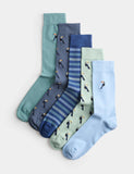 M&S Cool & Fresh Toucan Socks 5 Pack, imported from the UK