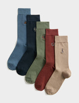 M&S Marks & Spencer 5 Pack Cool & Fresh Western Cowboy Socks- Buy online at McGrocer