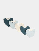 M&S 5 Pack Cotton Rich Dribble Bibs- Buy online at McGrocer