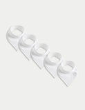 Cotton rich baby dribble bibs 5 pack (British brand)