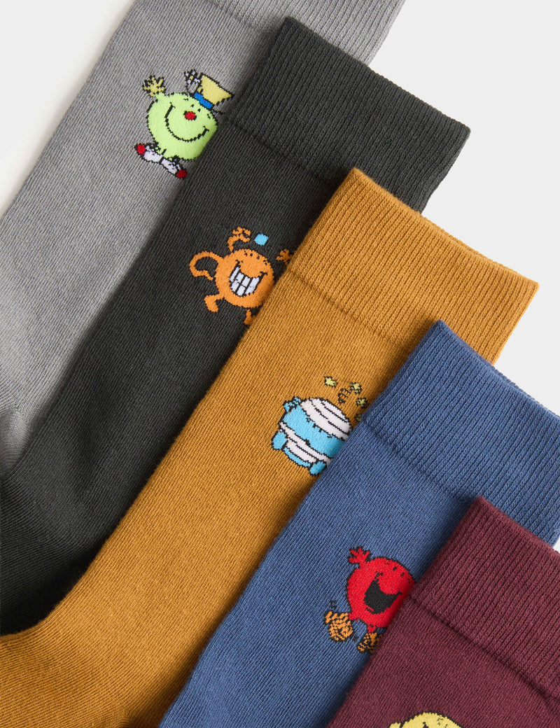 M&S Mr Men socks 5 pack (British brand)