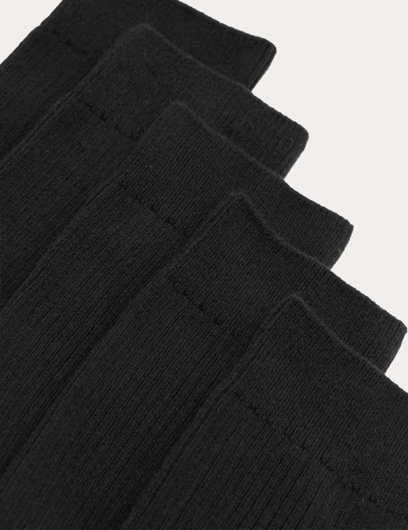 M&S ribbed socks cotton rich 5 pack, UK version