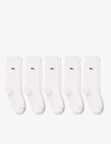 M&S Lacoste 5 Pack Cotton Rich Trainer Socks- Buy online at McGrocer
