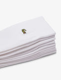 Lacoste cotton rich trainer socks 5 pack, UK version