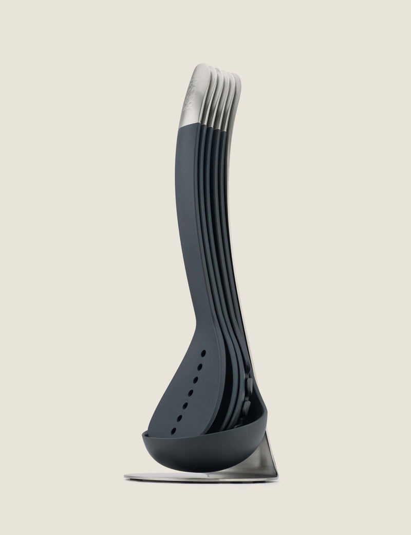 5 Piece Nest Steel Utensil Set