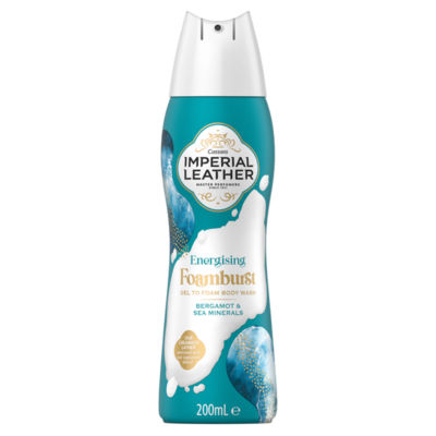 Imperial Leather Bergamot & Sea Minerals Foamburst Body Wash 200ml, UK version