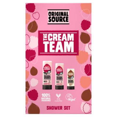 Original Source The Cream Team shower gel set, UK version