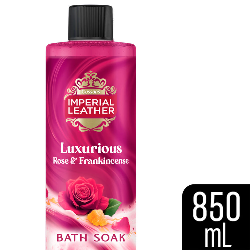 Imperial Leather rose and frankincense bath soak 850ml, UK version