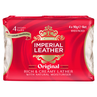 ASDA Imperial Leather Original Bar Soap 4 x 90g- Buy online at McGrocer
