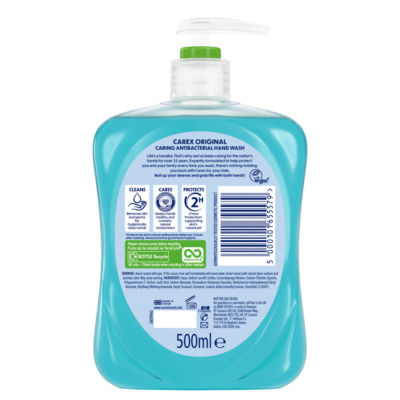 Carex The Original Antibacterial Hand Wash 500ml - British product