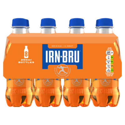 IRN-BRU regular soft drink 8x250ml multipack - British product
