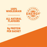 Quaker high protein peanut butter porridge sachets 8x43g, imported from the UK