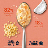 Quaker porridge sachets Exotic Fruits 264g, imported from the UK