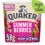 Quaker Oat So Simple Summer Berries Pot 58g, imported from the UK