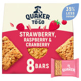 ASDA Quaker Porridge To Go Mixed Berries Breakfast Bars 8x55g- Buy online at McGrocer