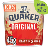 Quaker Oat So Simple original porridge pot 45g, imported from the UK