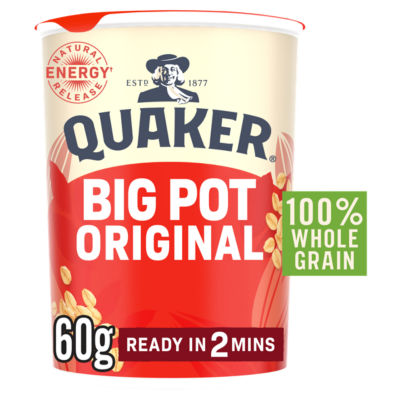 Quaker Oat So Simple Original Porridge Pot 60g (British brand)