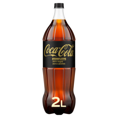 Coca-Cola Zero Sugar Zero Caffeine soft drink 2L, UK version