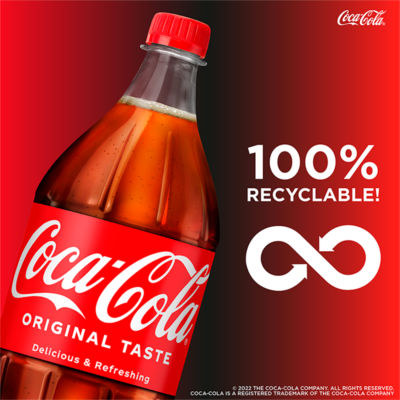 Coca-Cola Classic sparkling soft drink 1.25L, UK version
