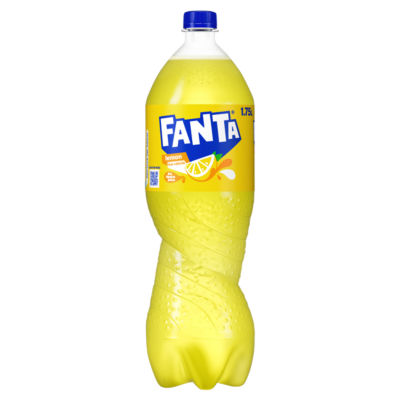 Fanta lemon sparkling drink 1.75L, UK version