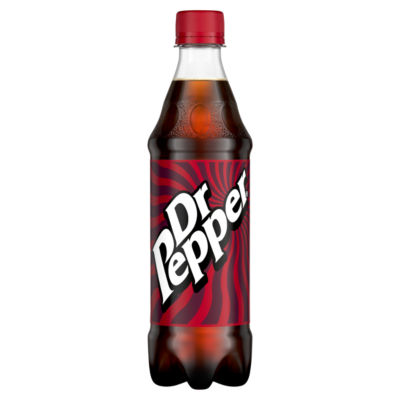 Dr Pepper 500ml soft drink (British brand)