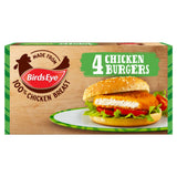 Birds Eye wholegrain breaded chicken burgers 200g - British product