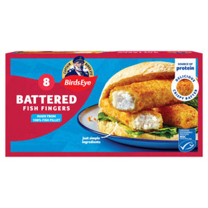 Birds Eye Crispy Battered Fish Fingers 224g