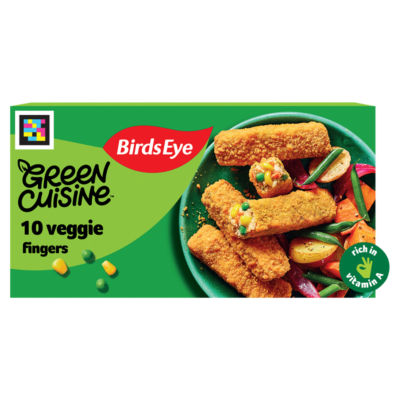 Birds Eye 10 Green Cuisine Vegan Veggie Fingers