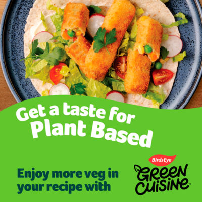 Birds Eye green cuisine vegan veggie fingers 284g - British product