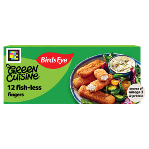 Birds Eye 12 Green Cuisine Vegan Fishless Fingers 336g