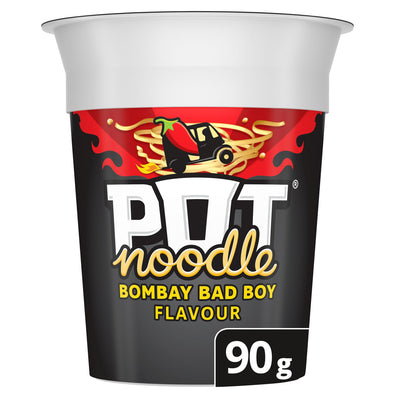 ASDA Pot Noodle Bombay Bad Boy Instant Noodle Pot 90g- Buy online at McGrocer