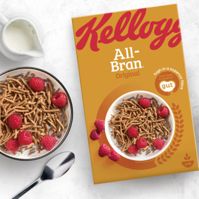 Kellogg's All-Bran Original breakfast cereal 750g, imported from the UK