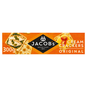 Jacob's Original Cream Crackers Savoury Biscuits 300g