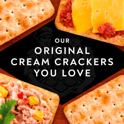 Jacob's high fibre cream crackers 200g, UK version