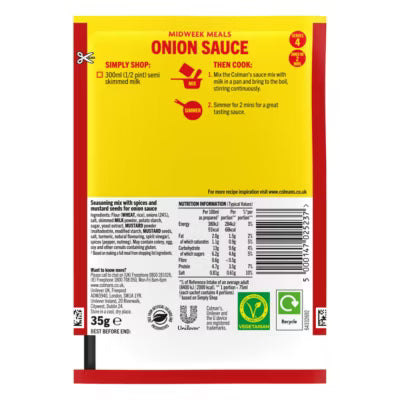 Colman's onion sauce mix 35g - British product