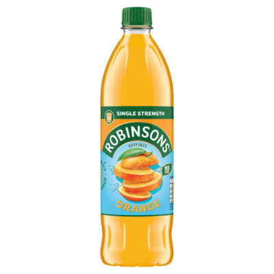 Robinsons orange squash 1L, imported from the UK