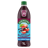 ASDA Robinsons Apple & Blackcurrant No Added Sugar Squash 1L- Buy online at McGrocer