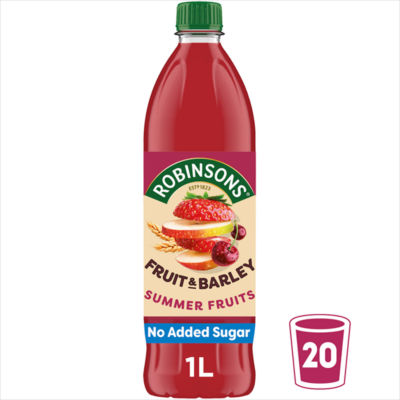 Robinsons Summer Fruits Squash 1L, imported from the UK