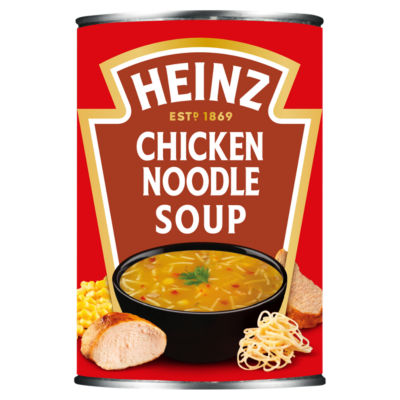 Heinz chicken noodle soup canned 400g, UK version