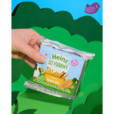 Heinz Banana Biscotti for babies 60g, UK version