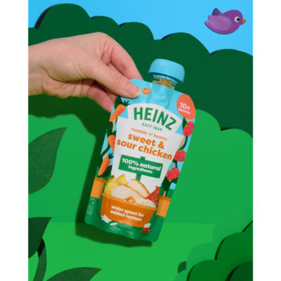 Heinz sweet & sour chicken baby food for 10+ months 180g, UK version