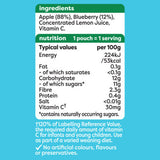 Heinz Apple & Blueberries baby food for 6+ months 100g, UK version