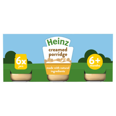 Heinz baby porridge 6+ months 6x120g, UK version