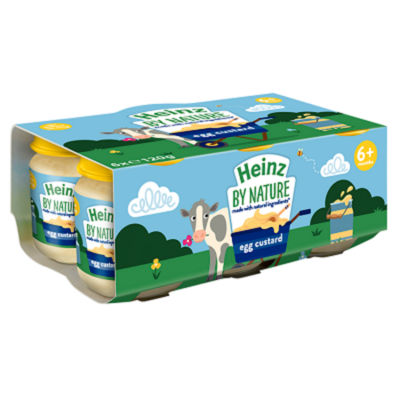 Heinz baby egg custard with rice 6x120g (British brand)
