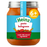 Heinz baby food jar pasta bolognese 6+ months 120g, UK version