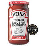 ASDA Heinz Tomato Sauce for Bolognese Pasta Sauce 490g- Buy online at McGrocer